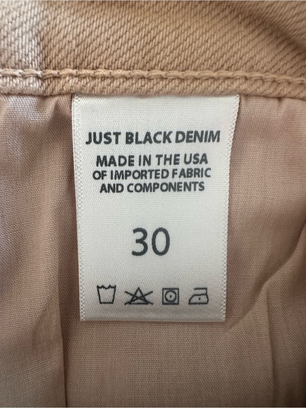 Just Black Khaki Straight-Leg Jeans - Picture 4 of 6